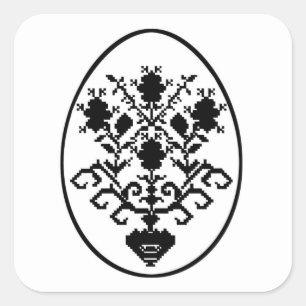 Happy Easter! Square Sticker