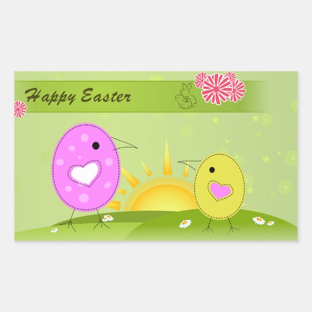 Happy Easter Sticker (Front)
