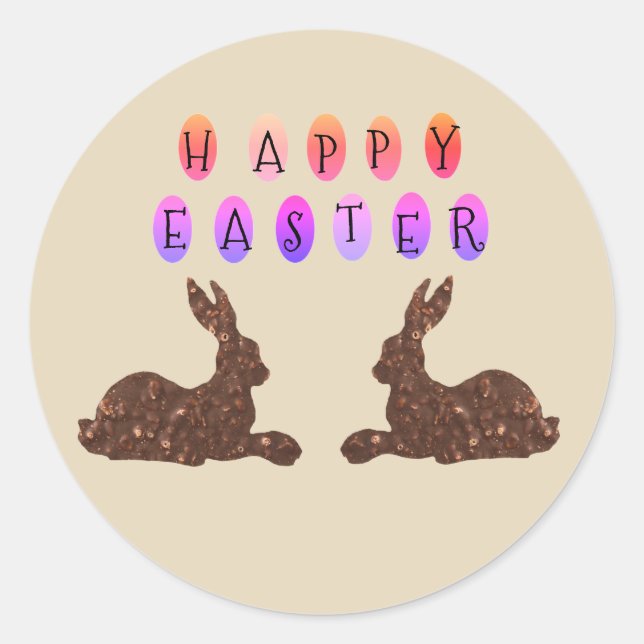 Happy Easter Sticker (Front)