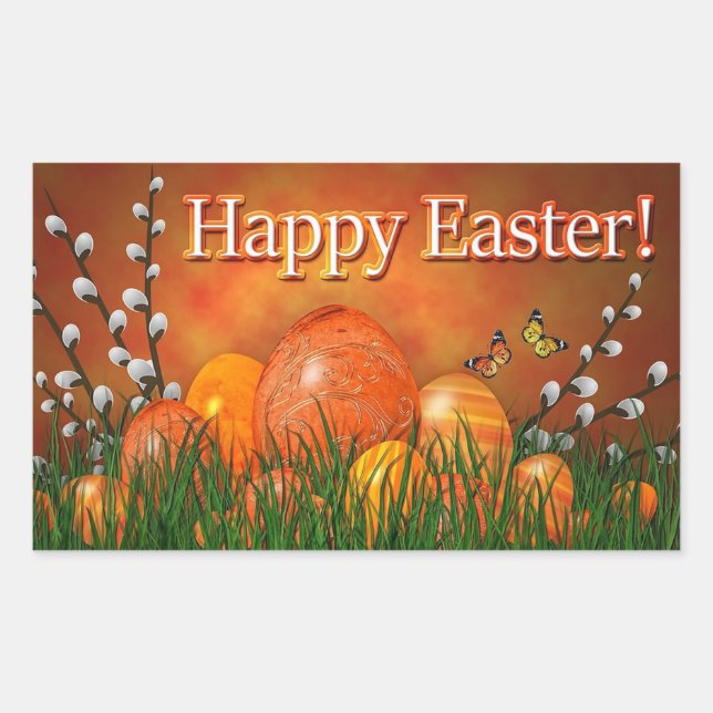 Happy Easter Sticker (Front)
