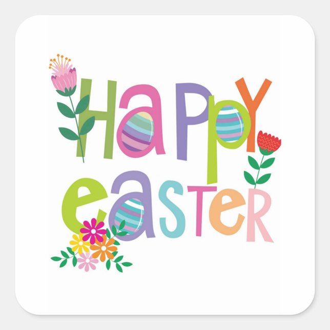 Happy Easter Sticker (Happy Easter Holiday Stickers!)