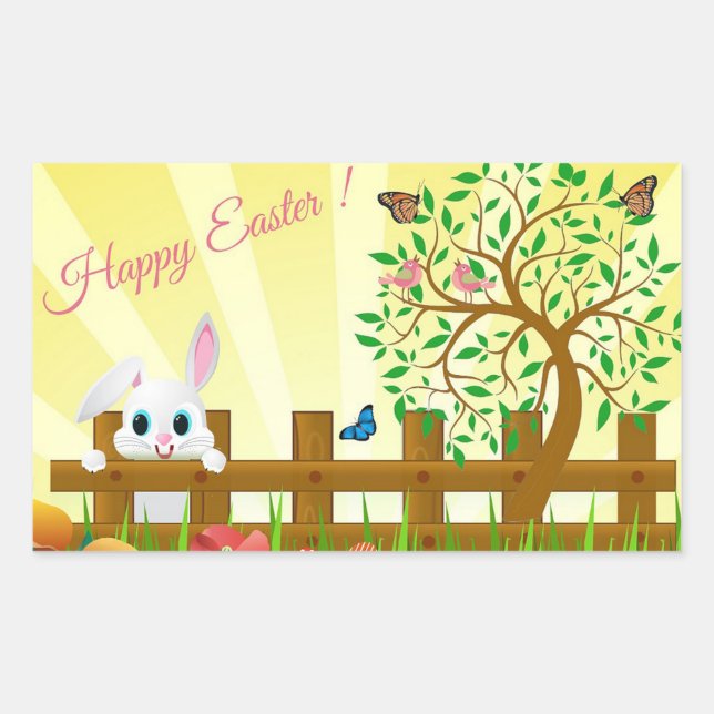 Happy Easter Sticker (Front)