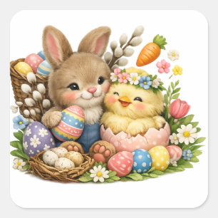 Happy Easter Sticker Sheet