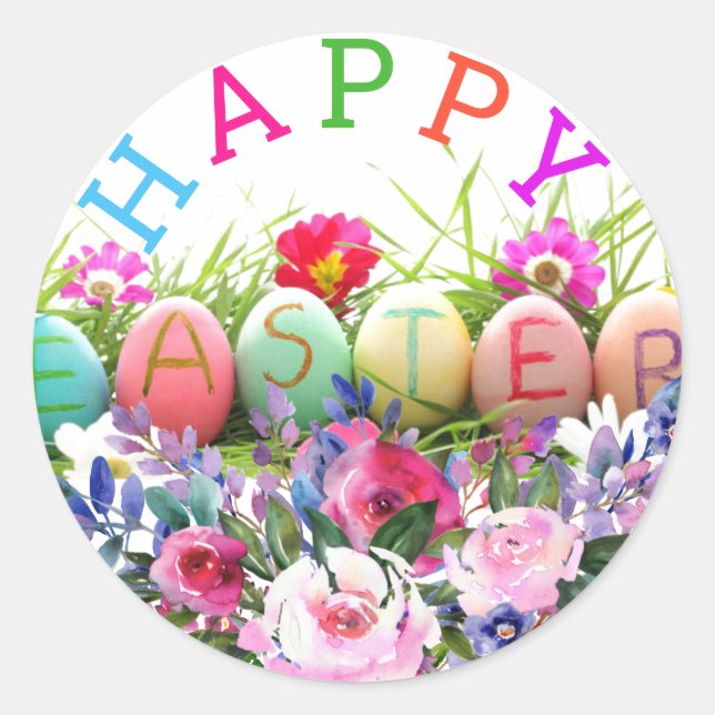 Happy Easter Stickers (Front)