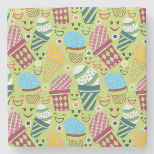 Happy Easter Stone Coaster