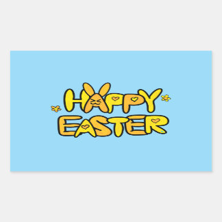 Happy Easter Sunny Springtime Sticker