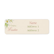 Happy Easter Sweet Floral Personalized 