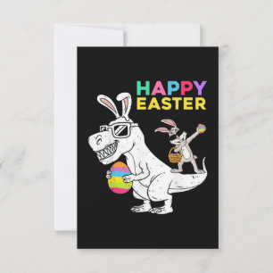 Happy Easter T Rex Dino Card