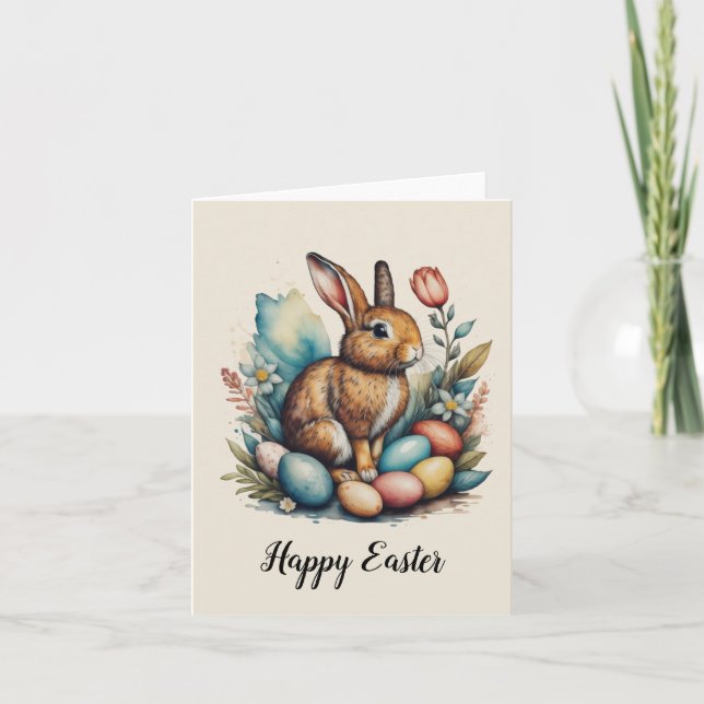 Happy Easter Thank You Card (Front)