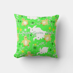 Happy Easter Throw Pillow