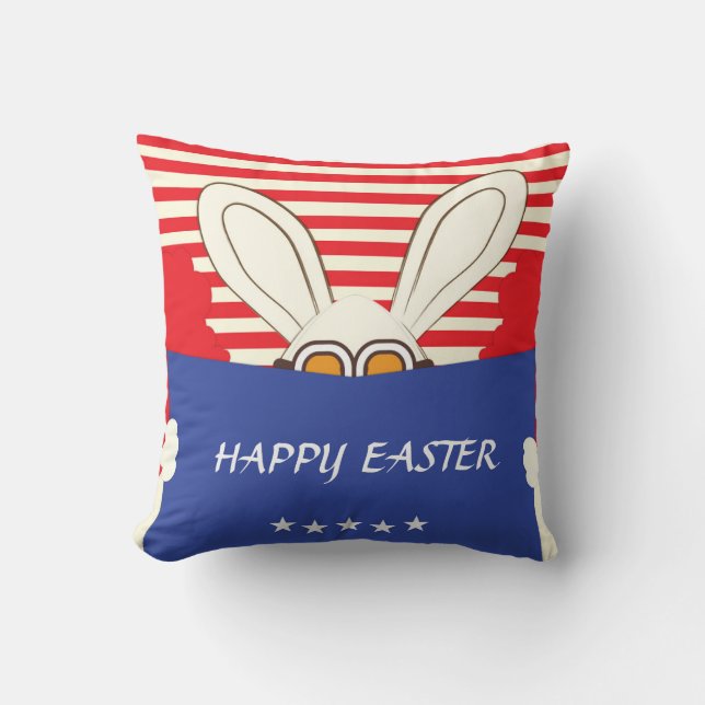 HAPPY EASTER THROW PILLOW (Front)