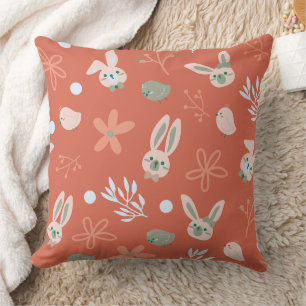Happy Easter  Throw Pillow