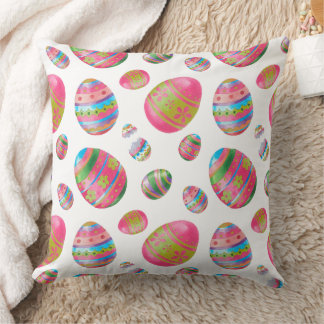 Happy Easter  Throw Pillow