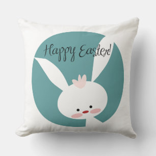 Happy Easter Throw Pillow