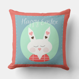Happy Easter Throw Pillow