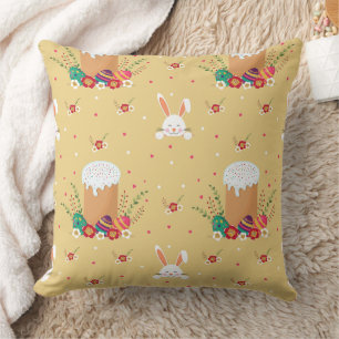 Happy Easter  Throw Pillow