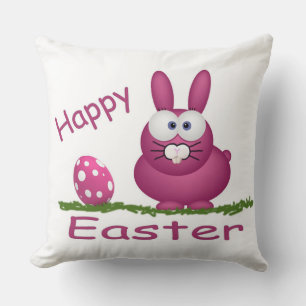 Happy Easter Throw Pillow