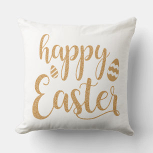 Happy Easter Throw Pillow
