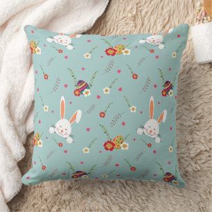 Happy Easter  Throw Pillow