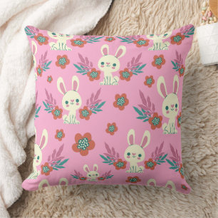 Happy Easter  Throw Pillow