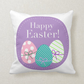 Happy Easter Throw Pillow