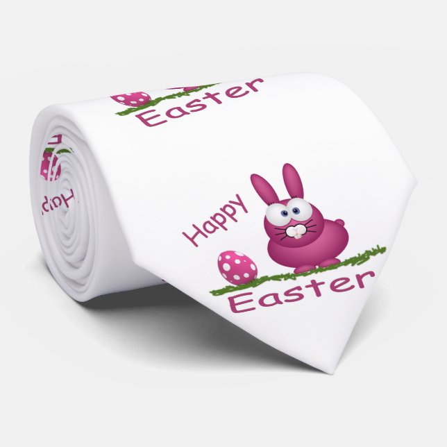 Happy Easter Tie (Rolled)