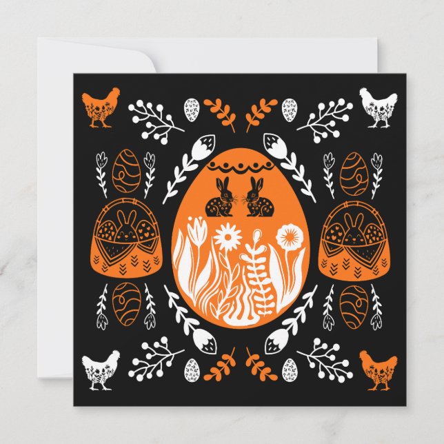 Happy Easter Time Holiday Gift Card (Front)