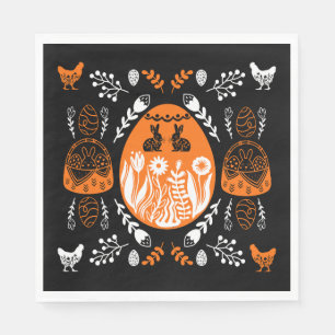 Happy Easter Time Holiday Gift Napkin