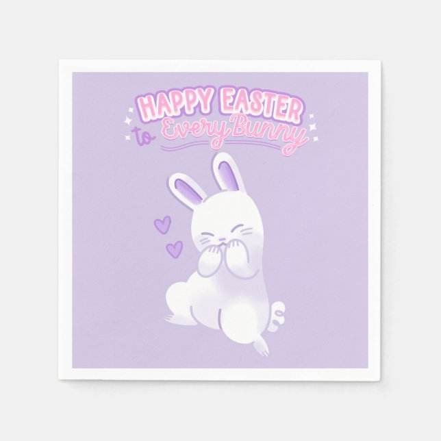 Happy Easter to Every Bunny Napkin (Front)