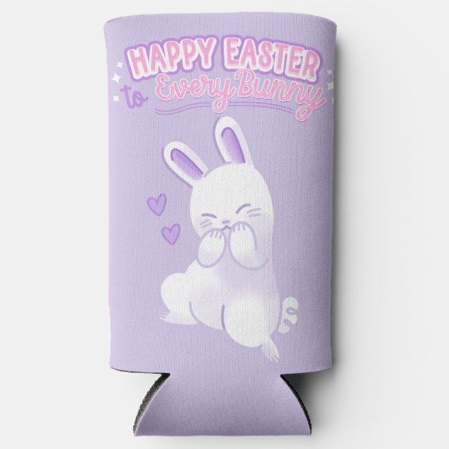 Happy Easter to Every Bunny Seltzer Can Cooler (Front)