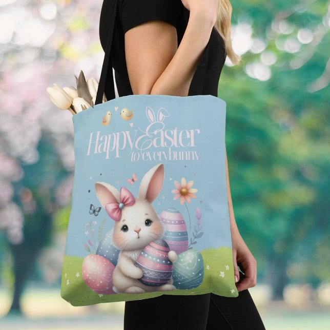 Happy Easter to Everybunny Cute Tote Bag (Happy Easter to Everybunny Cute Tote Bag)