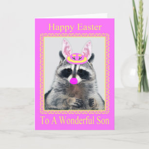 Happy Easter To Son Greeting Card