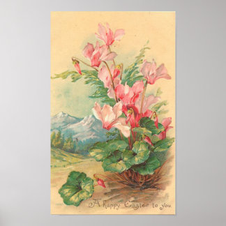 Happy Easter To You Vintage Poster