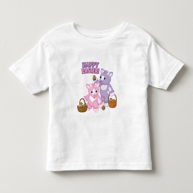 Happy Easter! Toddler T-shirt (Front)
