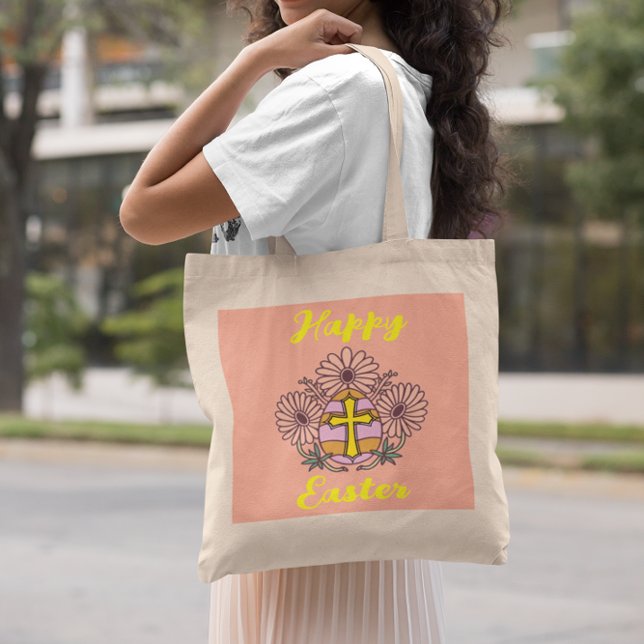 Happy Easter Tote Bag (Creator Uploaded)