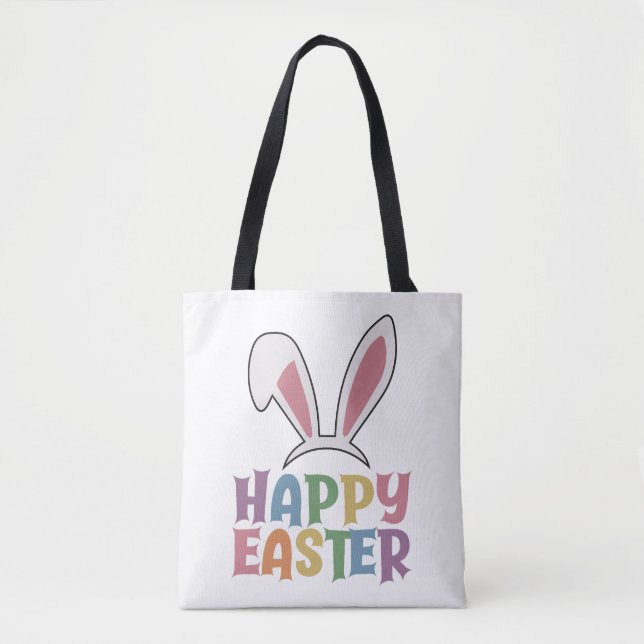 Happy Easter                        Tote Bag (Front)