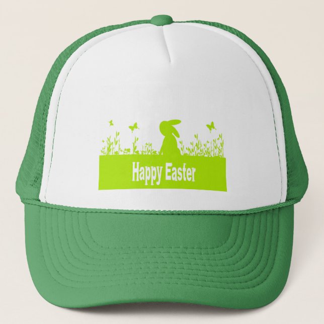 Happy Easter Trucker Hat (Front)