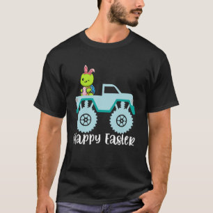 Happy Easter Turtle Riding Monster Truck Toddler P T-Shirt