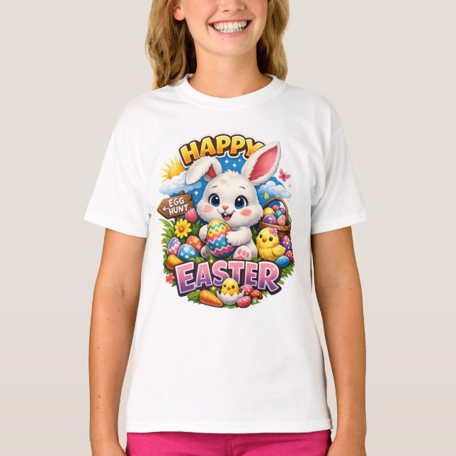 Happy Easter Unisex Shirt (Front)