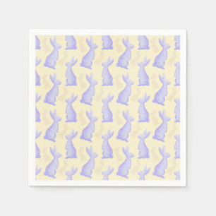 Happy Easter - Violet Bunny's pattern Napkin