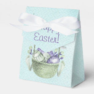 Happy Easter! Watercolor Easter Bunny Favor Box