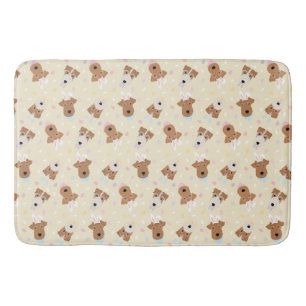 Happy Easter Welsh Terrier Dogs Bath Mat