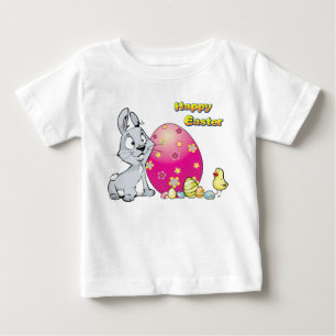 Happy Easter With Baby Chick & Easter Bunny T-Shirt