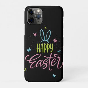 Happy Easter with butterflies iPhone 11 Pro Case
