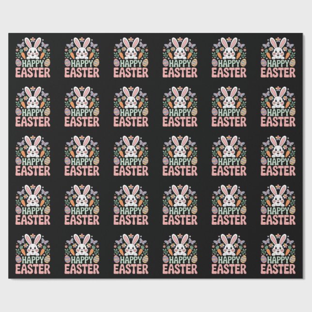 HAPPY EASTER WRAPPING PAPER (Flat)
