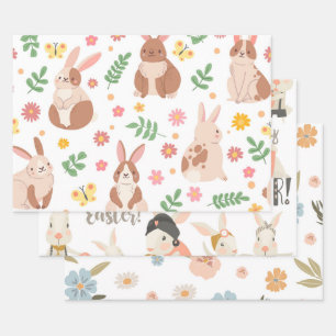 Happy Easter Wrapping Paper Sheet
