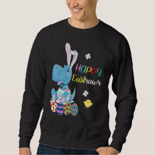 Happy Eastrawr Baby Dino Easter Bunny Dinosaur Egg Sweatshirt