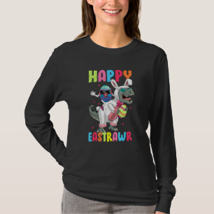 Happy Eastrawr Bunny Dinosaur Cute Eggs Men Women T-Shirt
