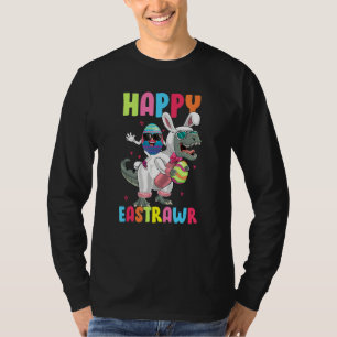 Happy Eastrawr Bunny Dinosaur Cute Eggs Men Women T-Shirt