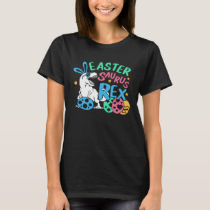Happy Eastrawr Easter Bunny Dinosaur Eggs Basket S T-Shirt